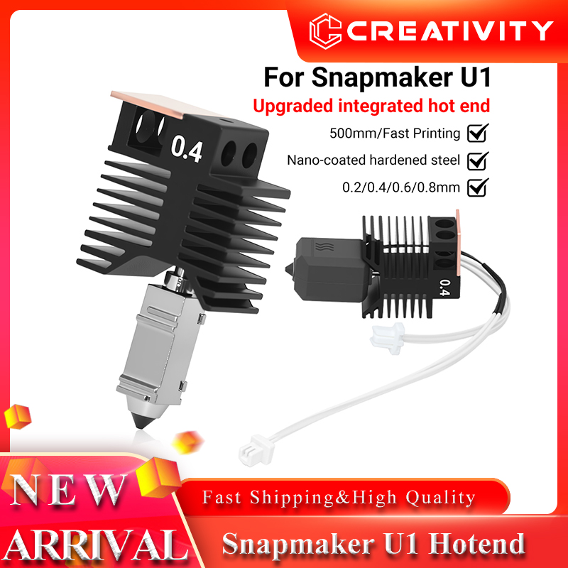 High Flow Ceramic Hotend - Voor Snapmaker U1 Hotend Kit 0.4mm
