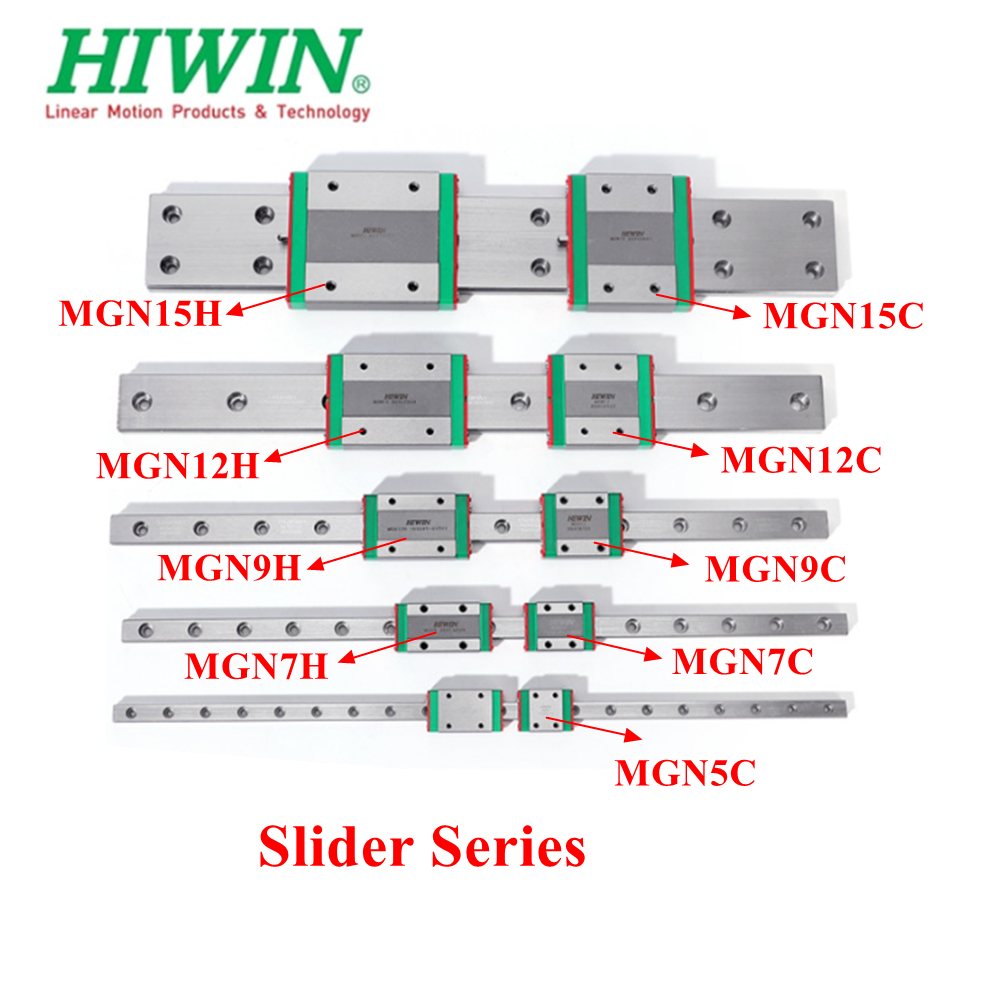 Linear Rail Mgn12H Set - HIWIN Originele Miniatuur Lineaire Geleiderail Schuifblok