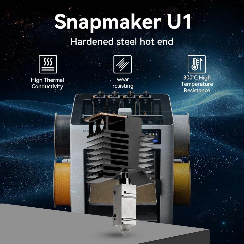High Flow Ceramic Hotend - 0.2/0.4mm Hotend kit voor snapmaker u1