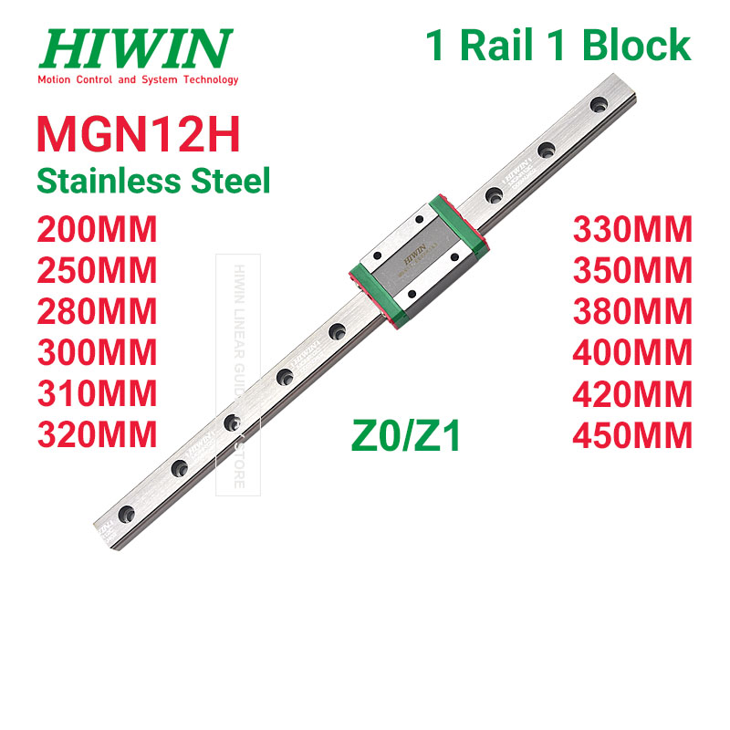 HIWIN MGN12H Z1 Z0 HIWIN MGN12 - Linear Rail Mgn12H Set recensie en prijs