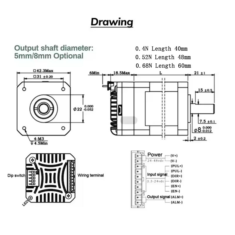 Nema17 Stappenmotor met geslot - Closed Loop Stepper Motor Nema 17 recensie en prijs