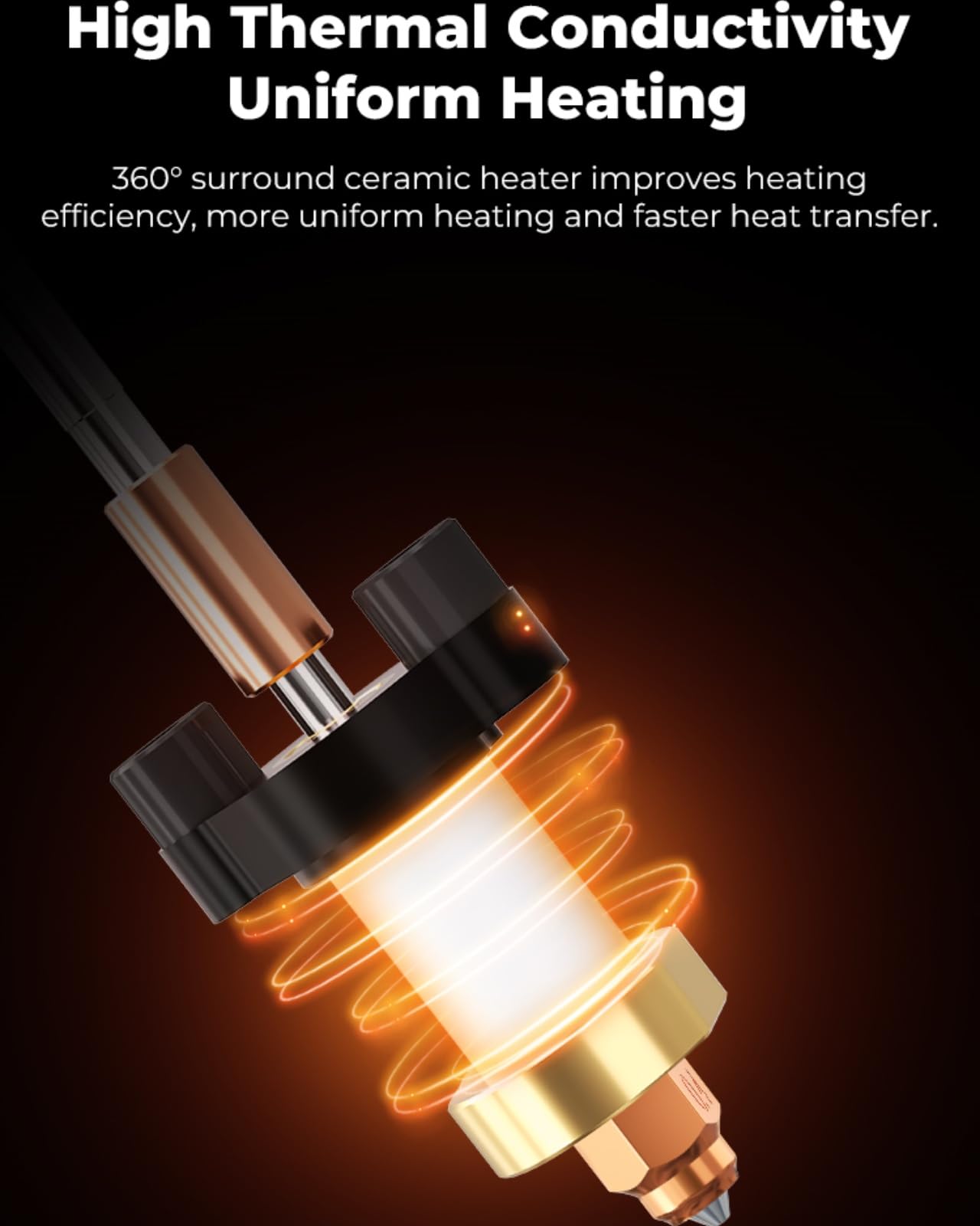 Creality officiële K1C keramis - High Flow Ceramic Hotend recensie en prijs