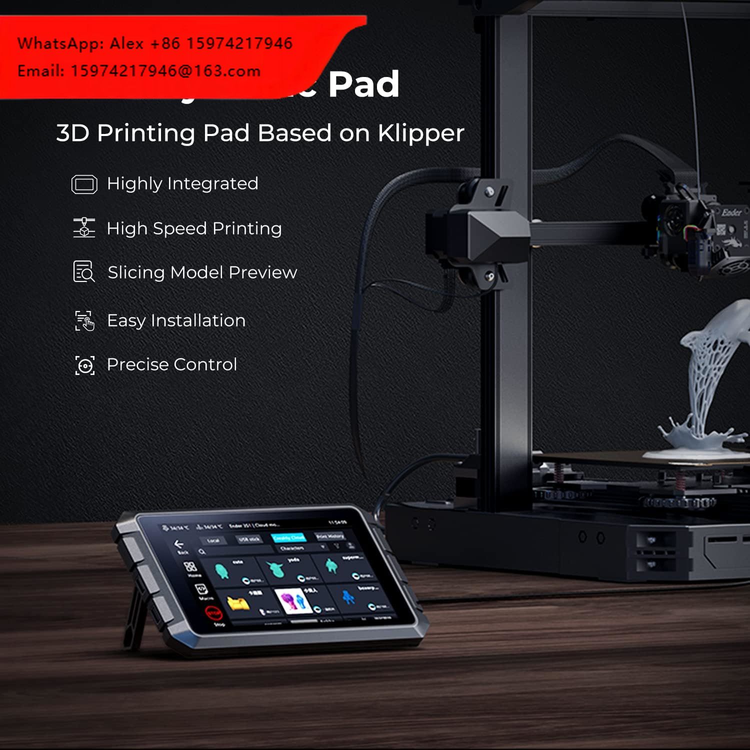Creality Sonic Pad T800 7 Inch - Klipper Pad 7 Inch recensie en prijs